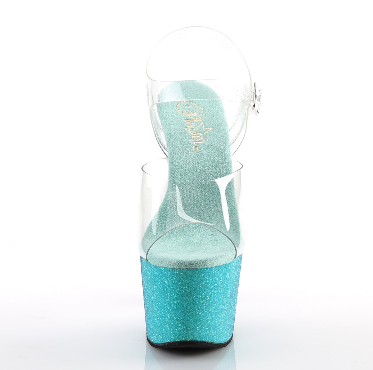 ADORE-708OMBRE Ankle Peep Toe High Heel Blue Multi view 5