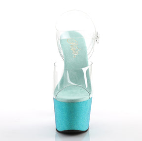 ADORE-708OMBRE Ankle Peep Toe High Heel Blue Multi view 5