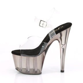 ADORE-708T Ankle Peep Toe High Heel Clear Multi view 4