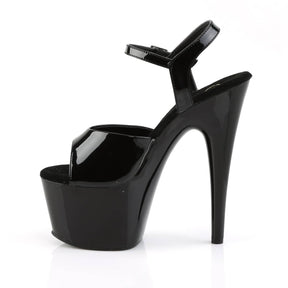 ADORE-709 Black Patent Open Toe High Heels