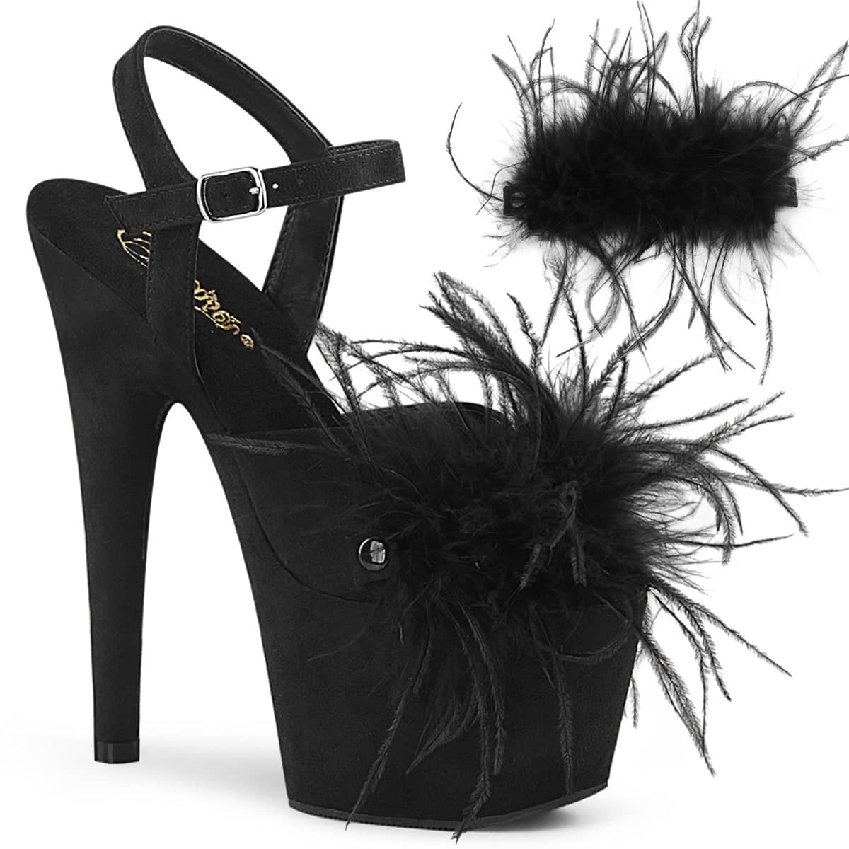 ADORE-709F Ankle Peep Toe High Heel