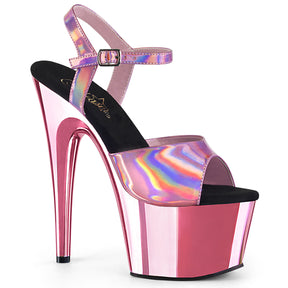 ADORE-709HGCH Ankle Peep Toe High Heel Pink Multi view 1