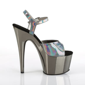 ADORE-709HGCH Ankle Peep Toe High Heel Silver Multi view 2