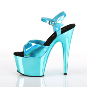 ADORE-709HGCH Ankle Peep Toe High Heel Blue Multi view 4