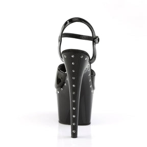 ADORE-709LS Black Ankle Peep Toe High Heel