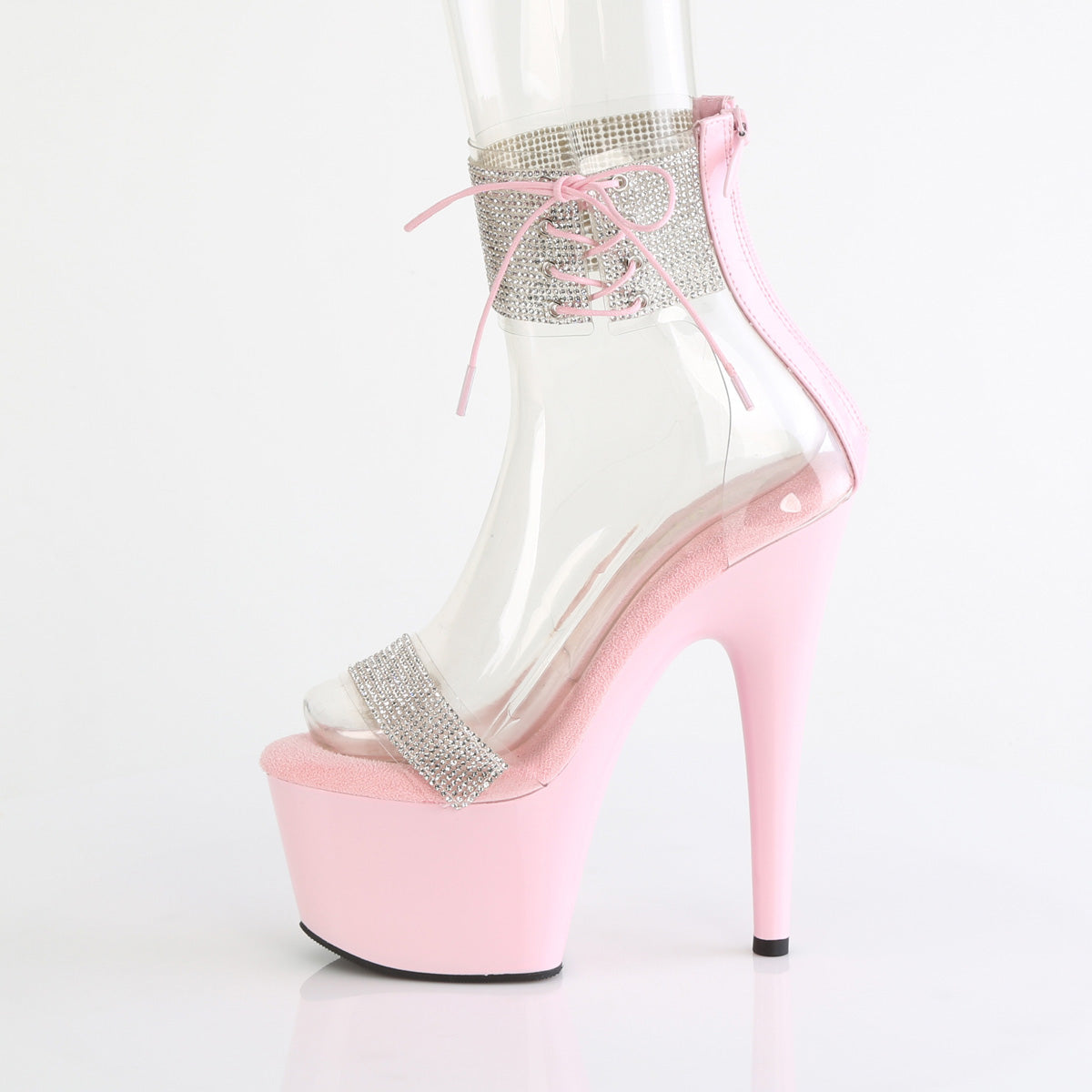 ADORE-727RS Ankle Sandal High Heel Pink Multi view 4