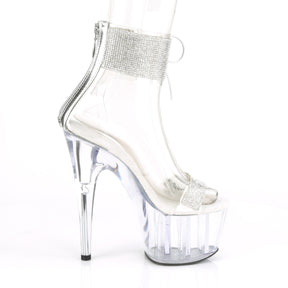 ADORE-727RS Ankle Sandal High Heel Clear Multi view 2
