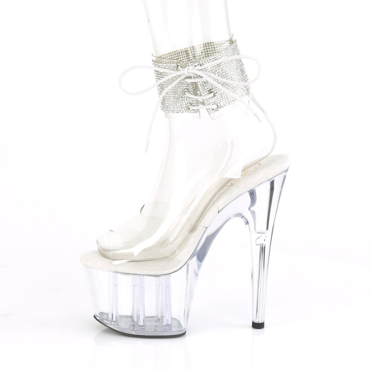 ADORE-791-2RS Ankle Sandal High Heel Clear Multi view 4