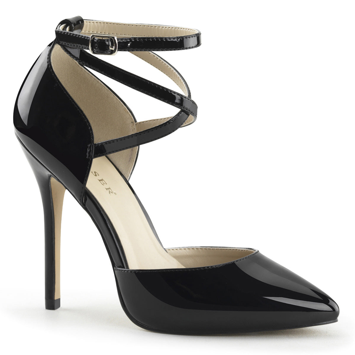 AMUSE-25 Ankle Court High Heel