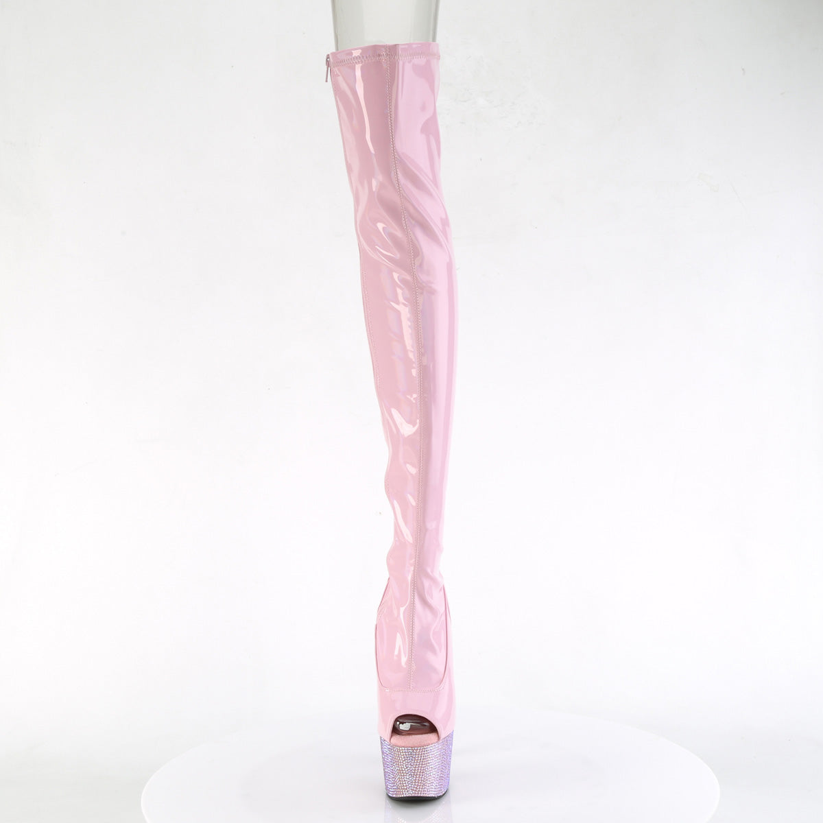 BEJEWELED-3011-7 Thigh High Boots Pink Multi view 5