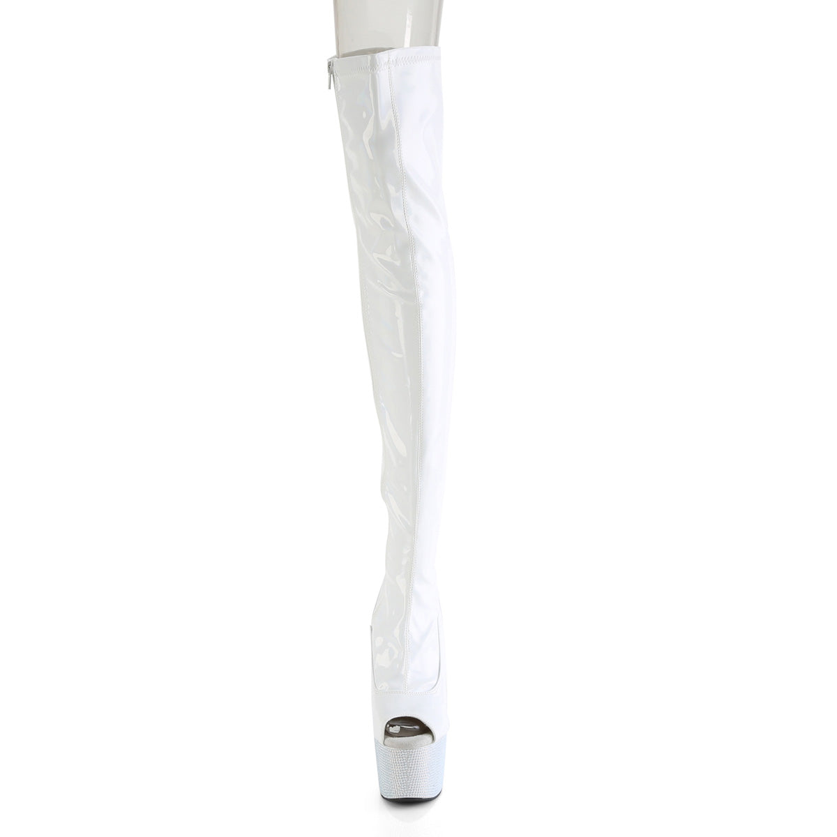BEJEWELED-3011-7 Thigh High Boots White Multi view 5