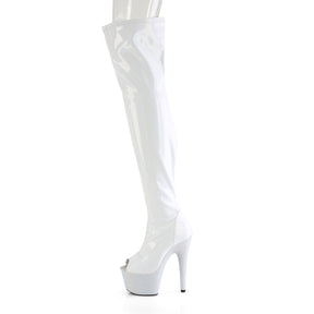 BEJEWELED-3011-7 Thigh High Boots White Multi view 4