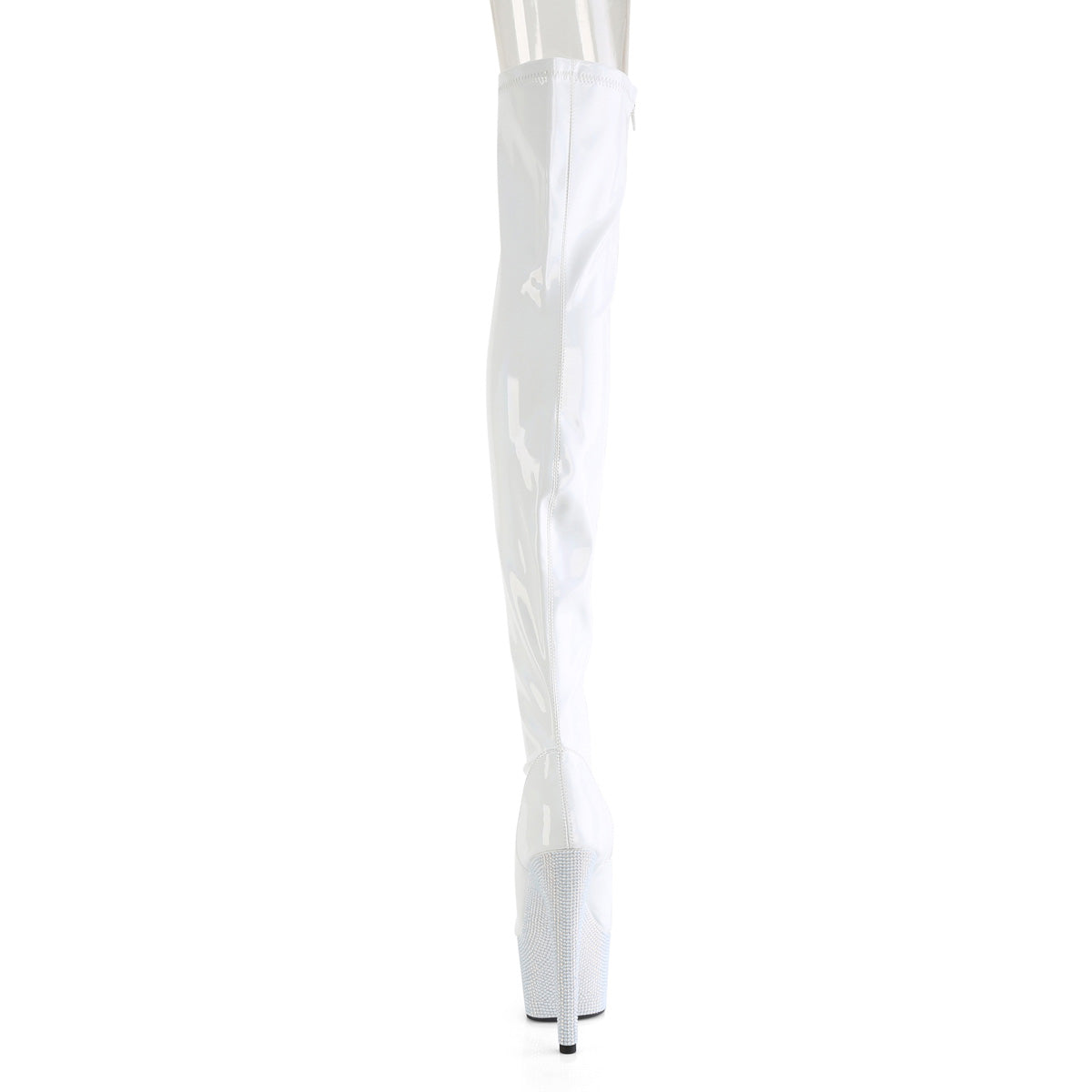 BEJEWELED-3011-7 Thigh High Boots White Multi view 3