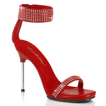 CHIC-40 Rhinestone Ankle Strap Sandals Heels