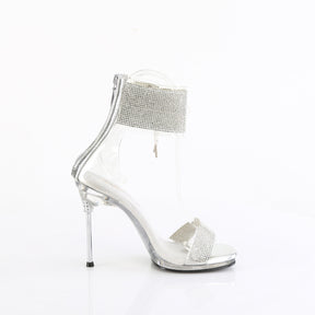 CHIC-47 Ankle Cuff Sandal High Heel Silver Multi view 2