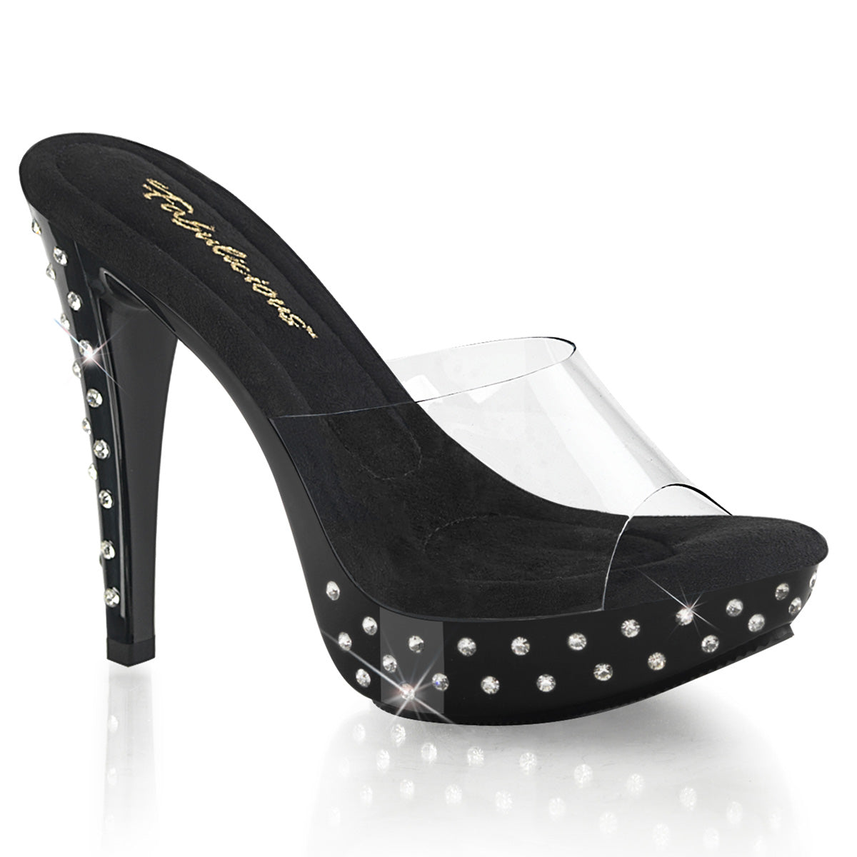 COCKTAIL-501SDT Studded Mules Heels