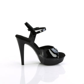 COCKTAIL-509 Black & Clear Ankle Sandal High Heel Black Multi view 2