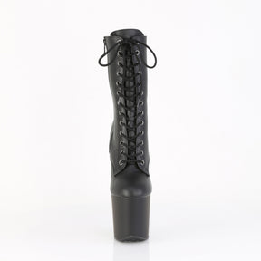 CRAZE-1040 Calf High Heelless Boots Black Multi view 5