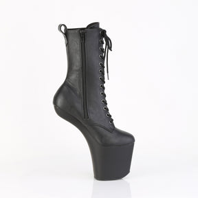 CRAZE-1040 Calf High Heelless Boots Black Multi view 2