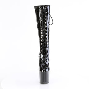 CRAZE-2023 Knee High Heelless Boots Black Multi view 5