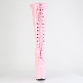 CRAZE-2023 Knee High Heelless Boots Pink Multi view 5