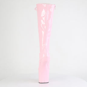 CRAZE-2023 Knee High Heelless Boots Pink Multi view 3