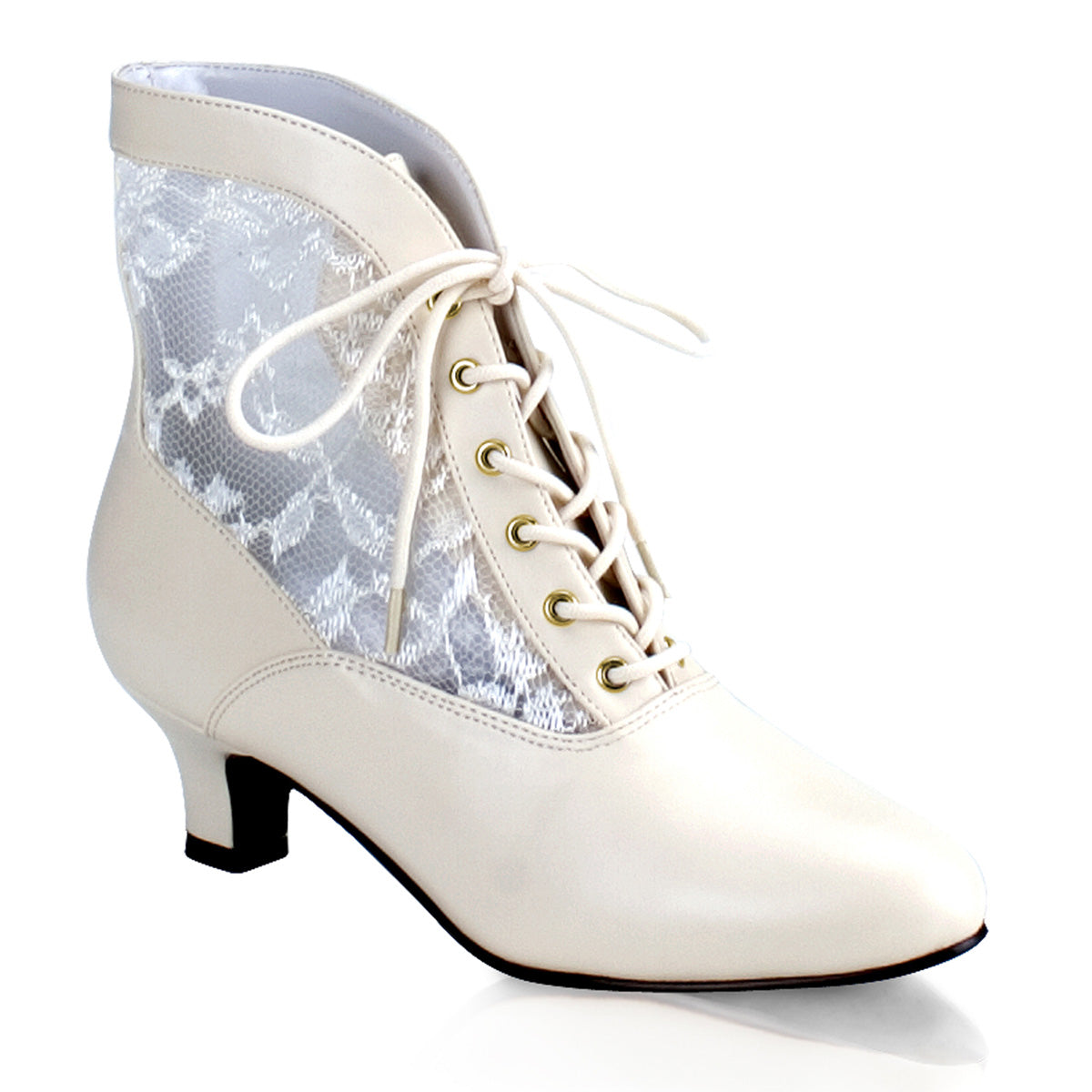 DAME-05 Black Ankle Boots White Multi view 1