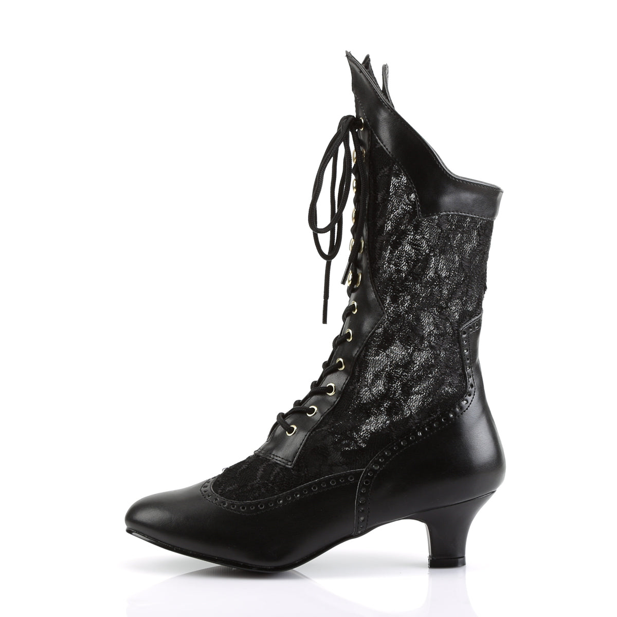 DAME-115 Black Ankle Boots Black Multi view 4