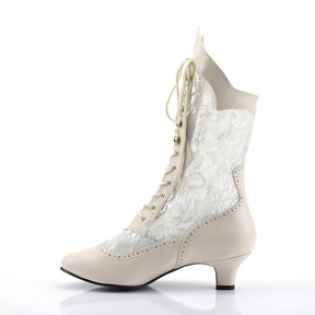 DAME-115 Black Ankle Boots White Multi view 4