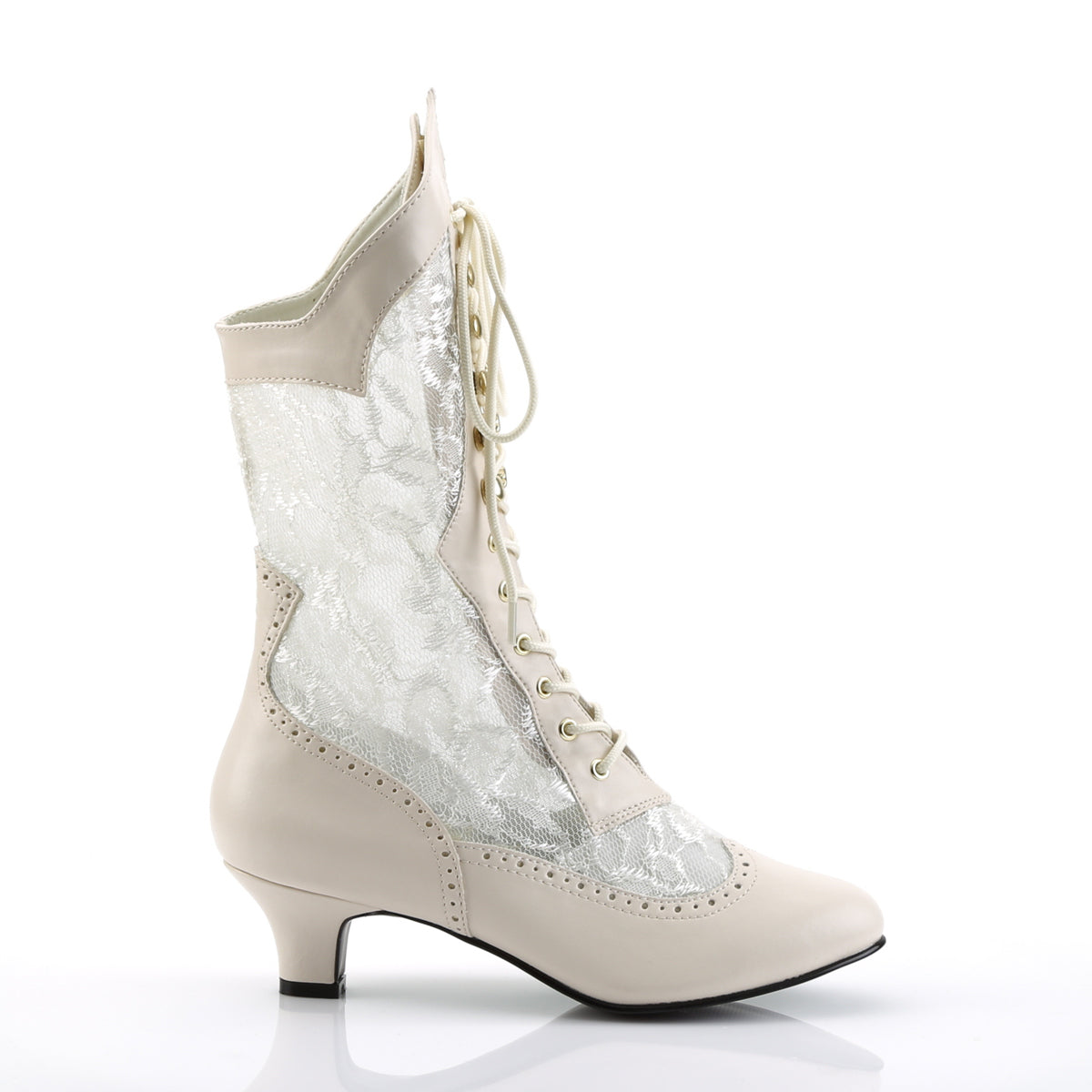 DAME-115 Black Ankle Boots White Multi view 2