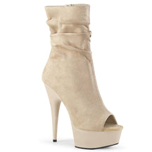 DELIGHT-1031 Calf High Peep Toe Boots