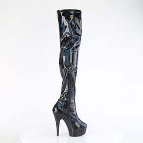 DELIGHT-3000HWR Thigh High Boots Black Multi view 2