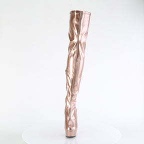DELIGHT-3000HWR Thigh High Boots Rose Gold Multi view 5