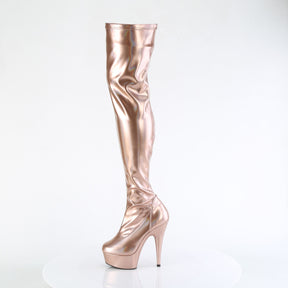 DELIGHT-3000HWR Thigh High Boots Rose Gold Multi view 4