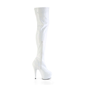 DELIGHT-3000HWR Thigh High Boots White Multi view 2