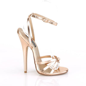 DOMINA-108 Rose Gold 6 Inch Heel Sandals