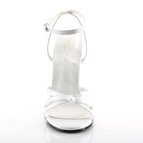 DOMINA-108 White 6 Inch Heel Sandals