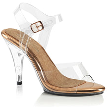 CARESS-408 Clear High Heel Sandals
