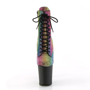 FLAMINGO-1020RS Black & Rainbow Calf High Boots Black & Multi Colour Multi view 5