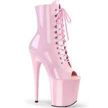 FLAMINGO-1021 Calf High Peep Toe Boots