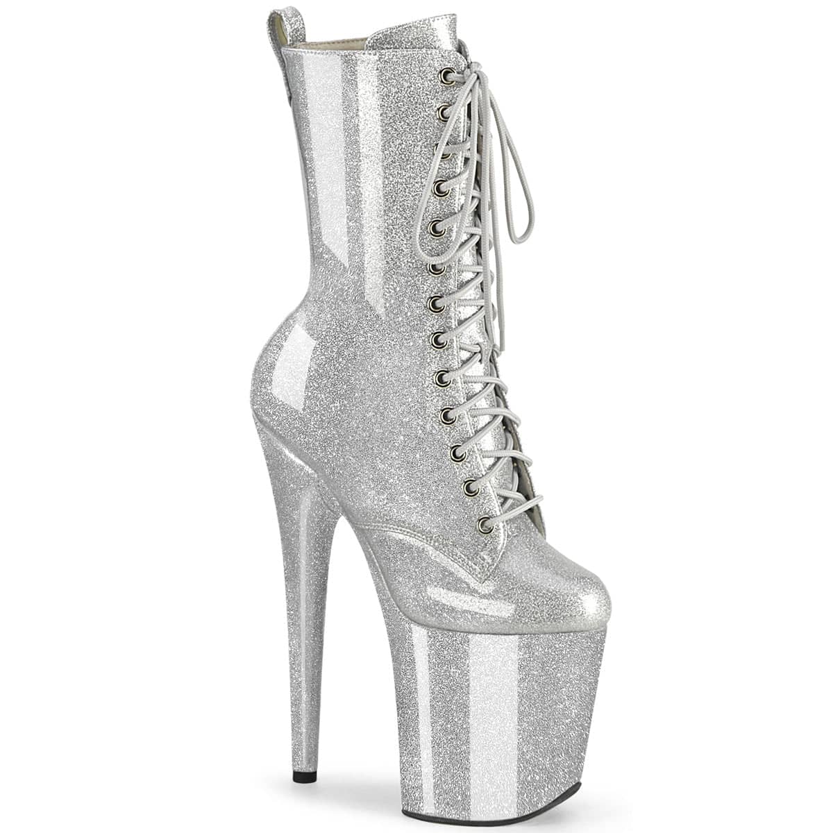 FLAMINGO-1040GP Silver Calf High Boots