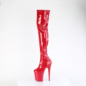 FLAMINGO-3000 Thigh High Boots Red Multi view 4