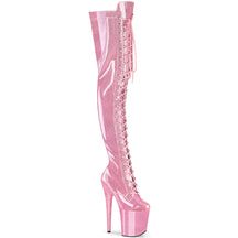 FLAMINGO-3020GP Lace-Up Stretch Thigh Boot