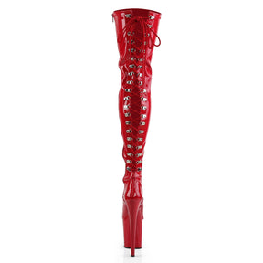 FLAMINGO-3063 Thigh High Boots Red Multi view 3