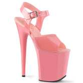 FLAMINGO-808N Ankle Peep Toe High Heel