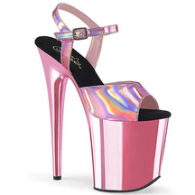 FLAMINGO-809HG Pink Ankle Peep Toe High Heel