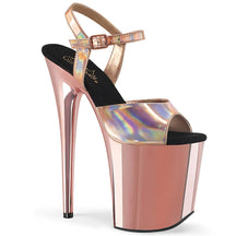 FLAMINGO-809HG Pink Ankle Peep Toe High Heel