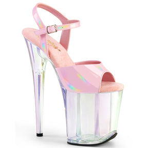 FLAMINGO-809HT Holo Tinted Ankle Strap Sandal Pink Multi view 1
