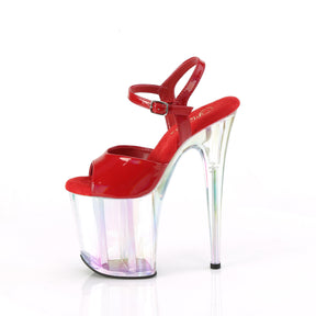 FLAMINGO-809HT Holo Tinted Ankle Strap Sandal Red Multi view 4