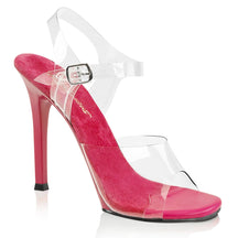 GALA-08 Clear Ankle Peep Toe High Heel